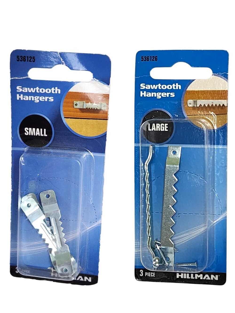 2 Boxes Of Hillman Sawtooth Hanger Hardware